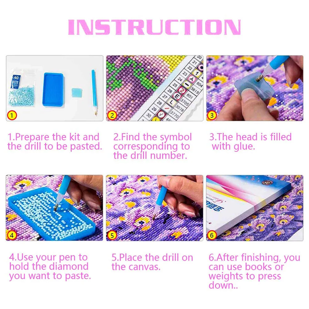 Rhinestones Head Diamond Painting Point Drill Pen Tips DIY Arts Decor Craft