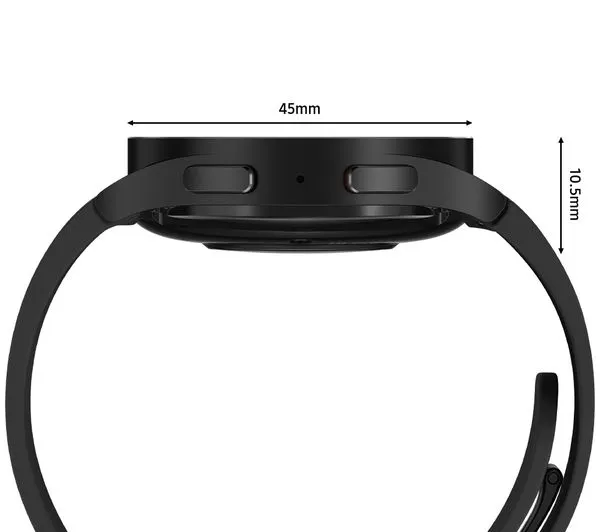 SAMSUNG Galaxy Watch5 Pro GPS - Black Titanium, 45mm - Very Good