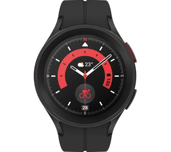 SAMSUNG Galaxy Watch5 Pro GPS - Black Titanium, 45mm - Very Good