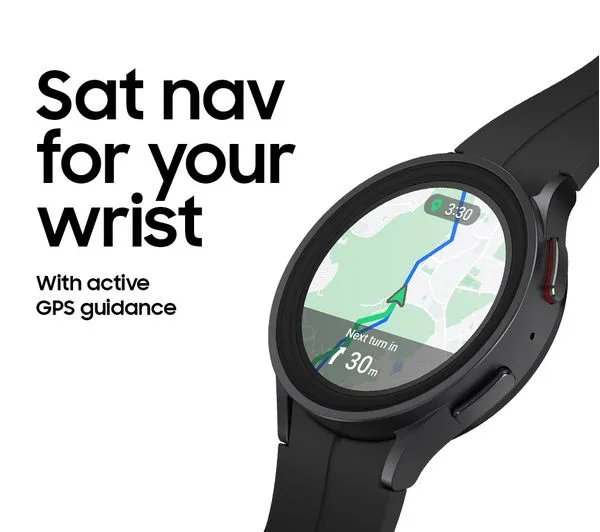 SAMSUNG Galaxy Watch5 Pro GPS - Black Titanium, 45mm - Very Good