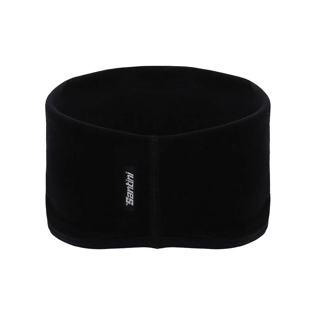 Santini Wool Winter Headband - Black