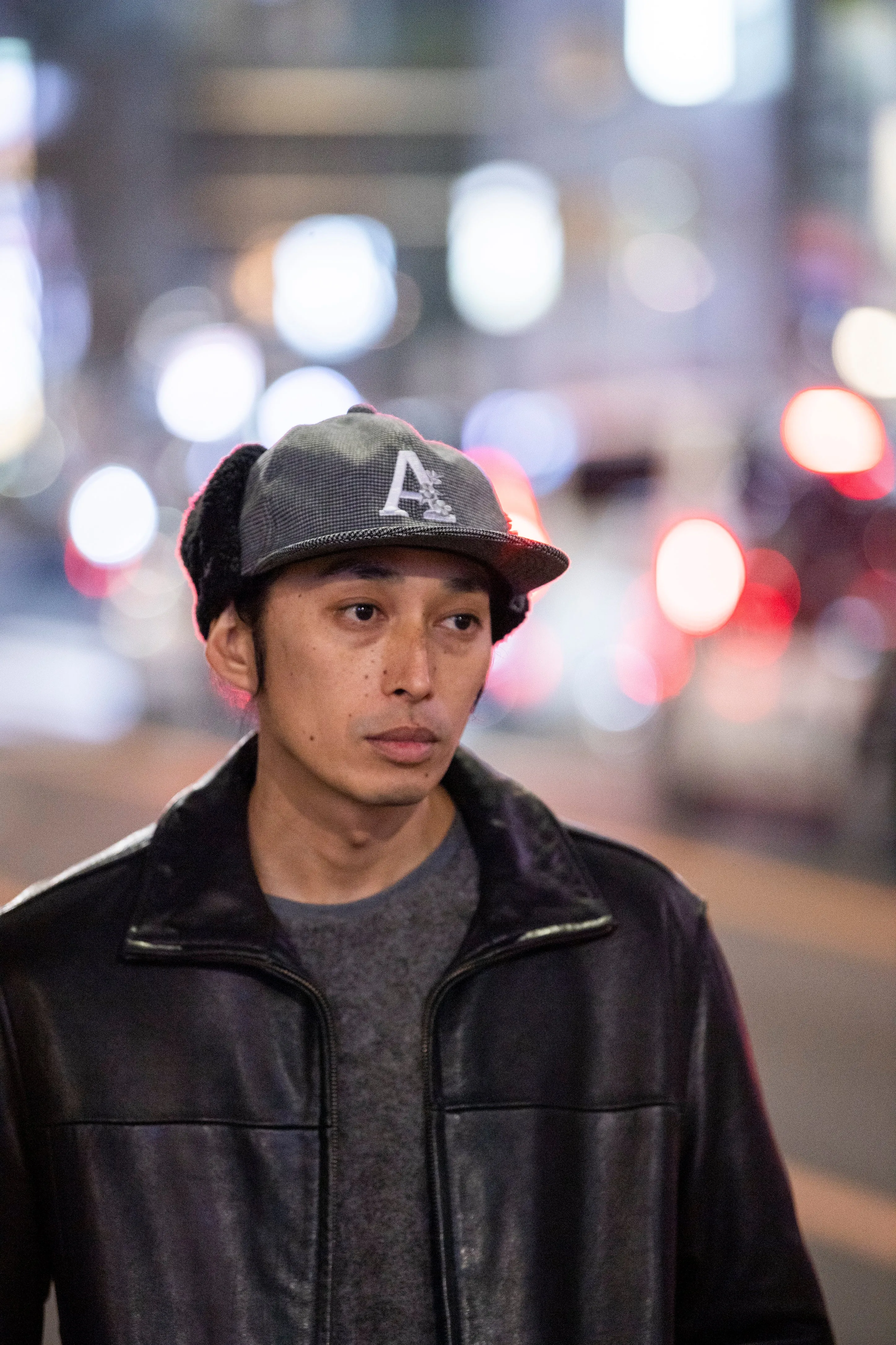 SASANQUA EAR MUFF CAP GRAY