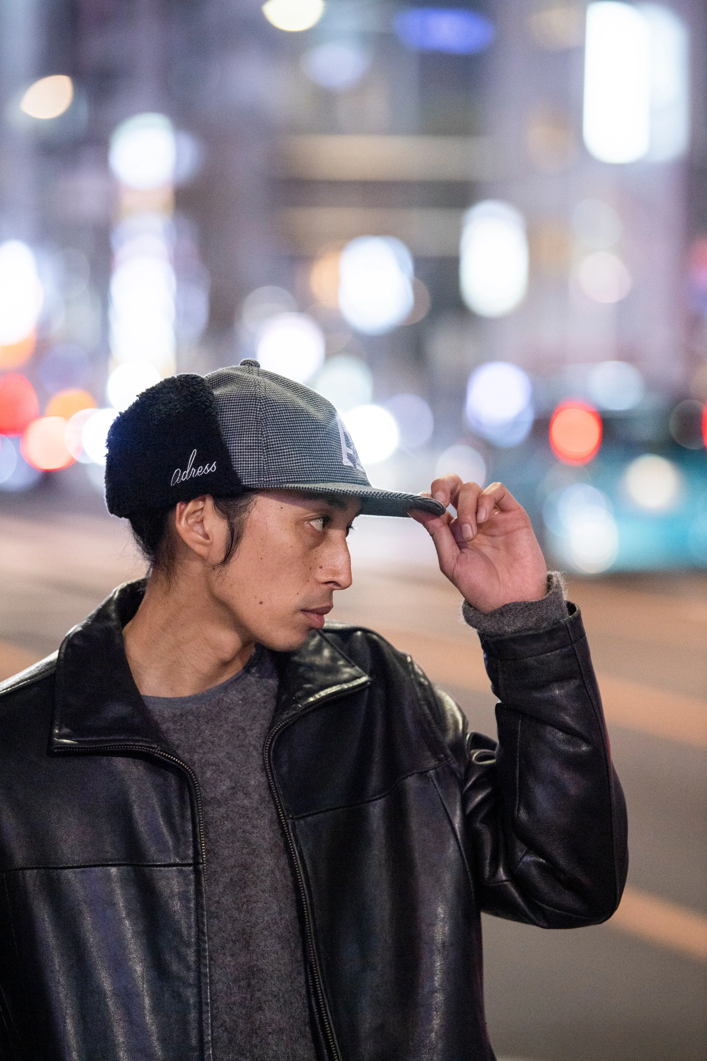 SASANQUA EAR MUFF CAP GRAY
