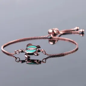 Save Sea Turtle Jewelry | Sea Turtle Bracelet Fire Opal