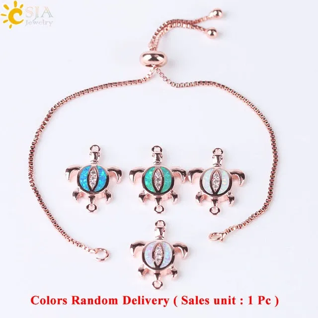 Save Sea Turtle Jewelry | Sea Turtle Bracelet Fire Opal