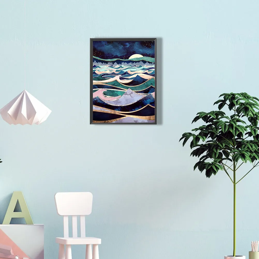 Sea ??Level - Full Round Drill Diamond Painting 30*40CM