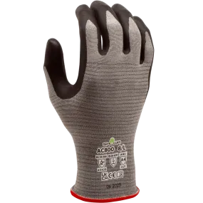 Showa AC800 ANSI A4 Cut Resistant Glove, Microporous Nitrile Coating, 18 Gauge HPPE Anti-Static Conductive Yarn Liner