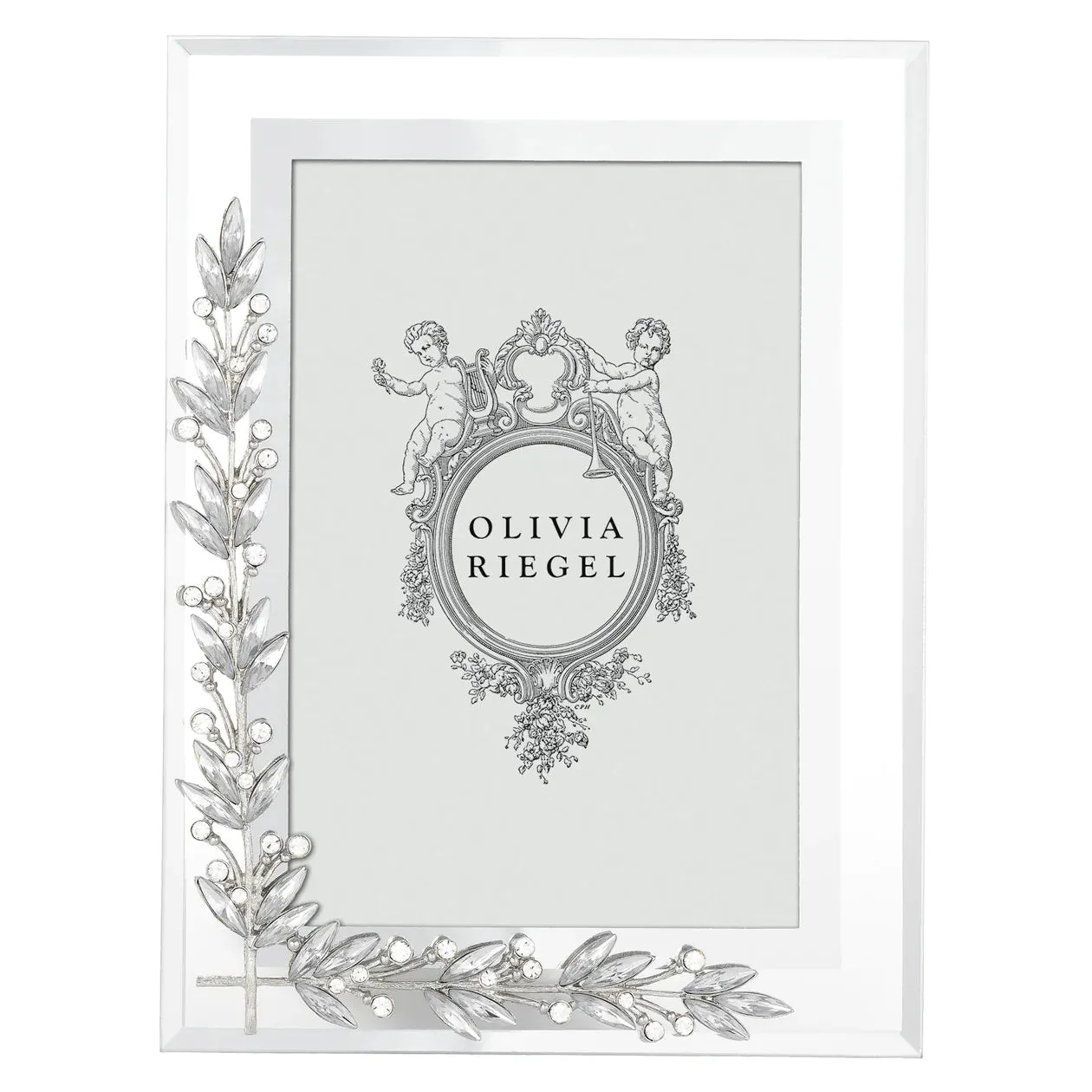 Silver Laurel 4" x 6" Frame