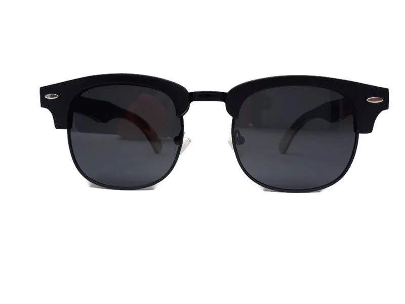 Skateboard Multi-Layer-Club Sunglasses, Polarized Lenses, With Case