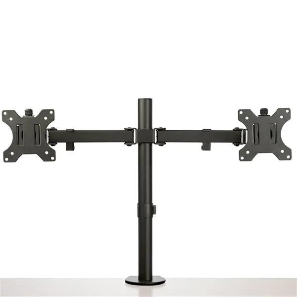 Startech.Com Desk Mount Dual Monitor Arm, Desk Clamp / Grommet Vesa Monitor Mount For Up To 32 Inch Displays, Ergonomic