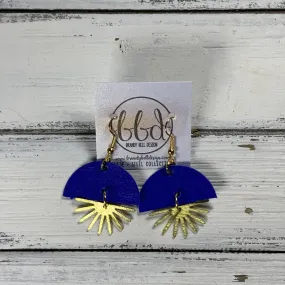 SUEDE   STEEL *Limited Edition* COLLECTION || <BR> GOLD SUNBURST <BR> ELECTRIC COBALT BLUE