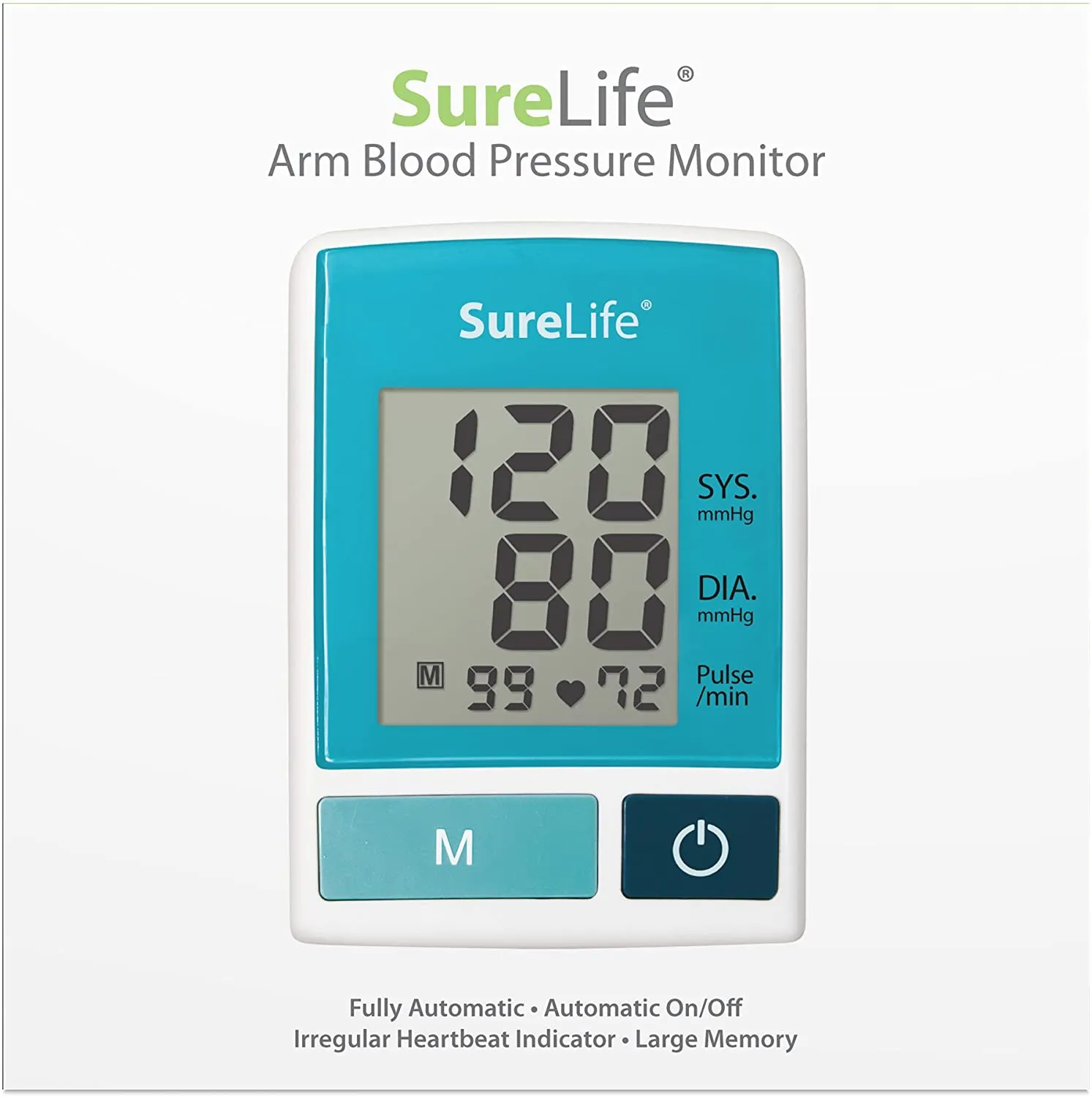 SureLife Classic Arm Blood Pressure Monitor w/Regular Cuff - (1 per Box)