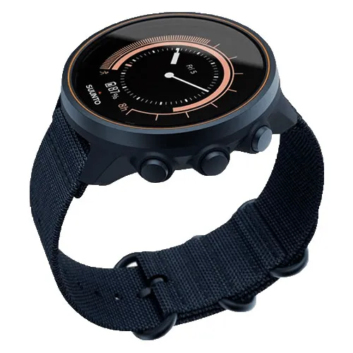 Suunto 9 Baro Smart Watch Heart Rate/GPS/1.3"LED Display Granite Blue Titanium