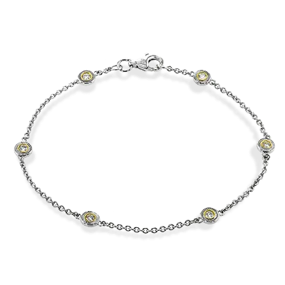 Trellis Bracelet in 18k Gold with Diamonds CH108 WHITE 18K X 2T