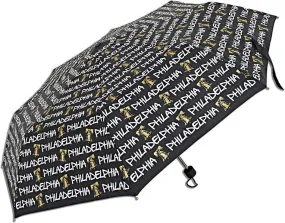 UMPH04 Robin Ruth Umbrella Philadelphia Black with Bell