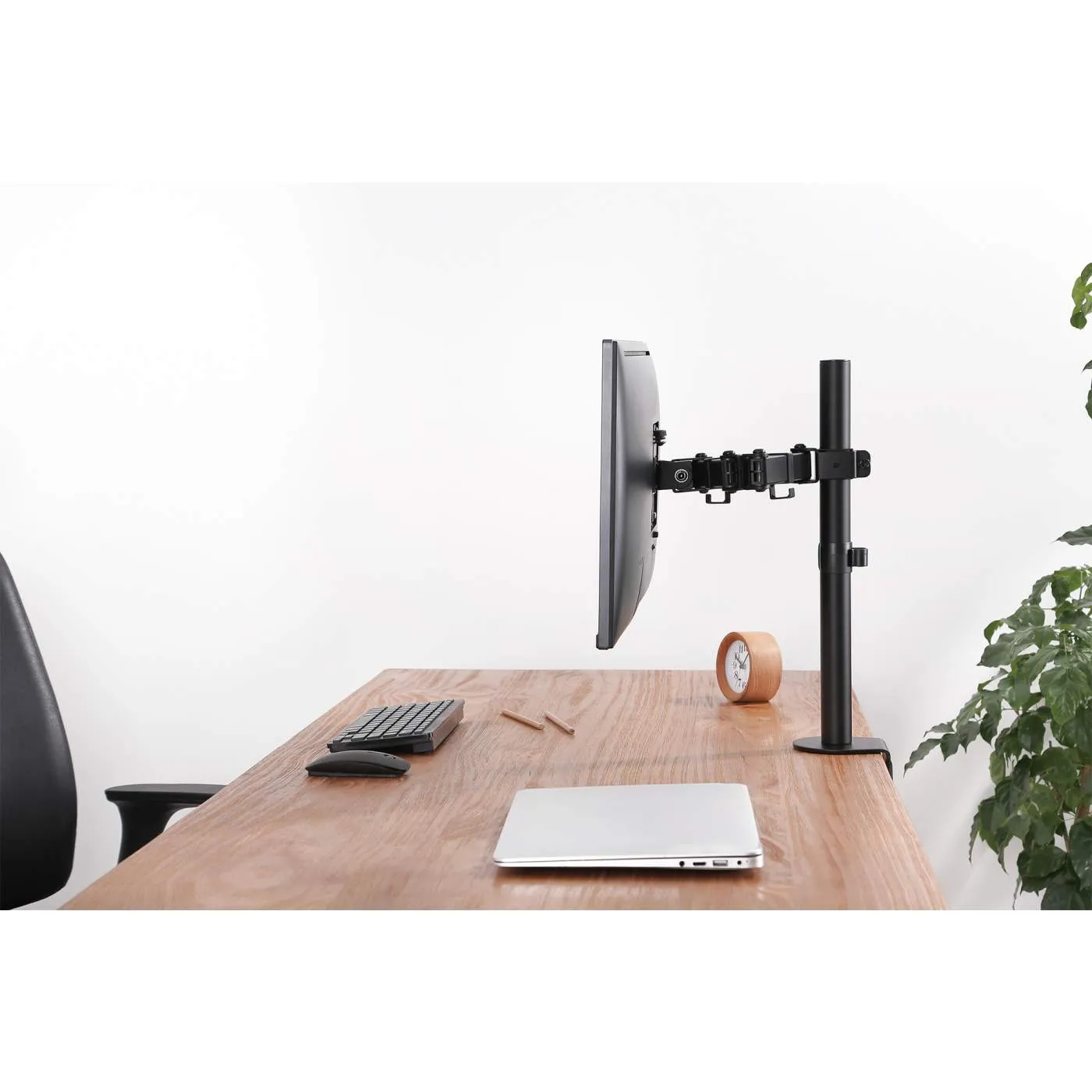 Universal Monitor Mount with Double-Link Swing Arm