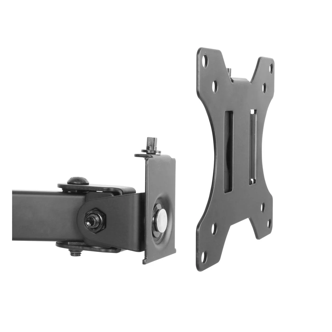 Universal Monitor Mount with Double-Link Swing Arm