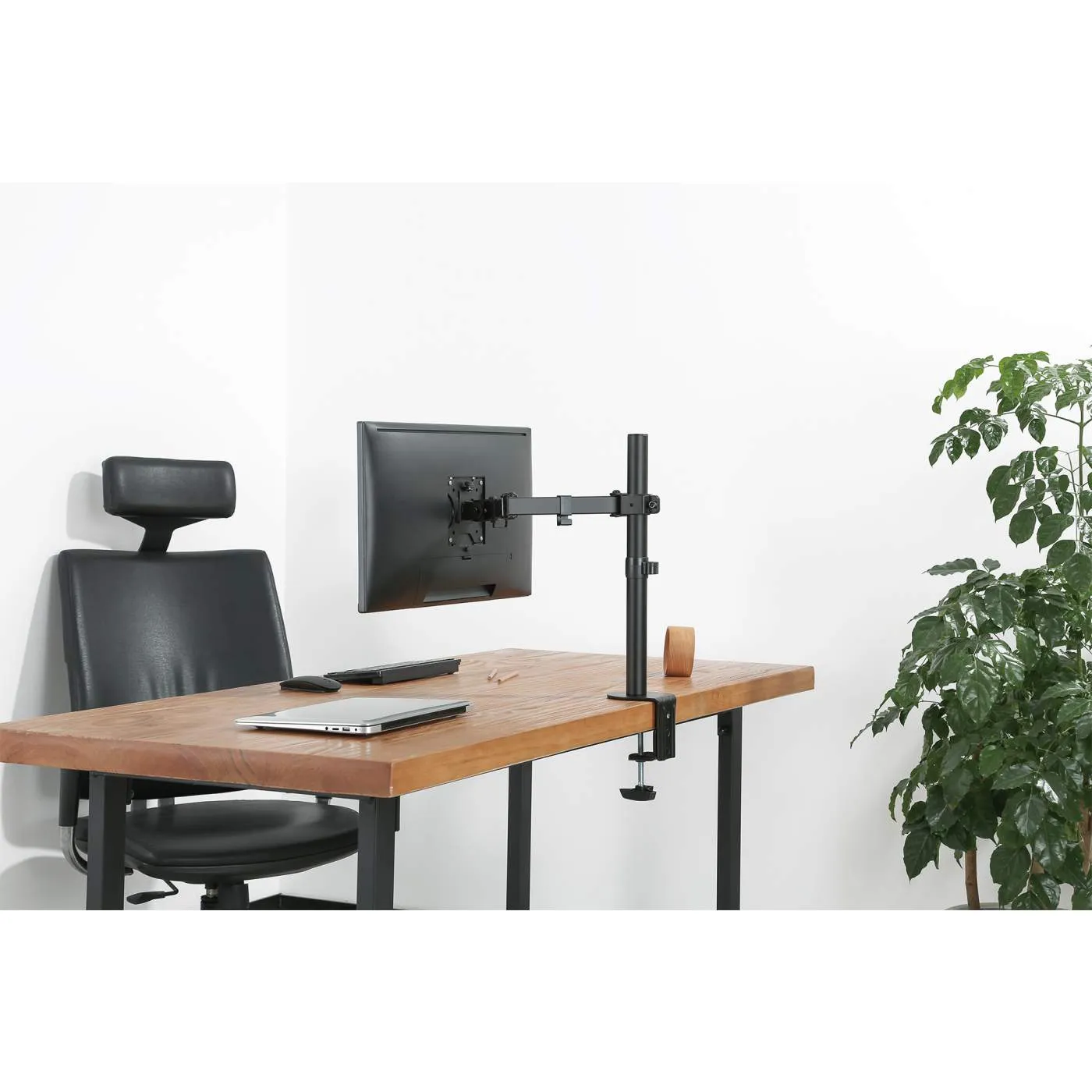 Universal Monitor Mount with Double-Link Swing Arm