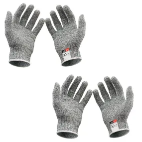 US 2-4 Pairs Butcher Gloves Cut Resistant Stab Proof Anti-Scratch L5 Protection