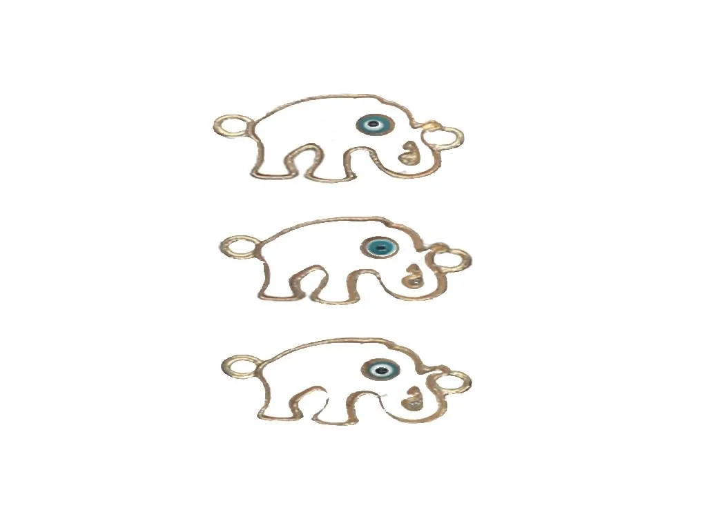 White Elephant Designer Charms
