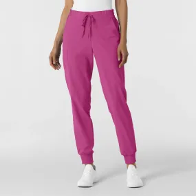 Wink Women's Jogger Scrub Pant - Raspberry