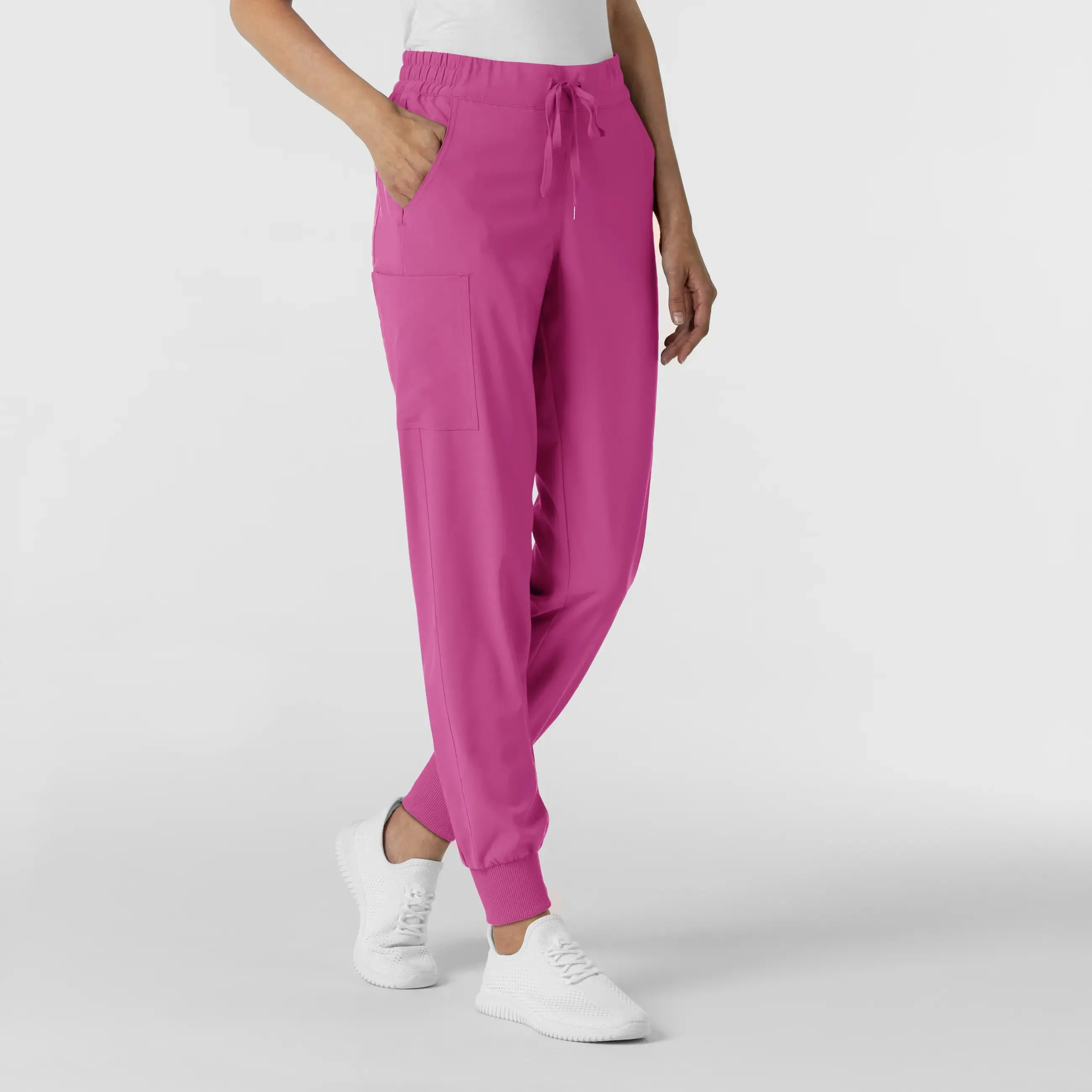 Wink Women's Jogger Scrub Pant - Raspberry