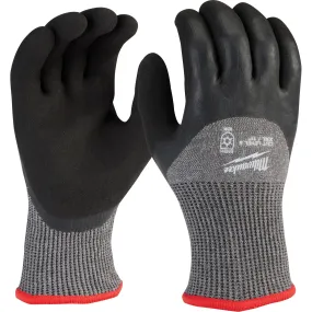 Winter Dipped Gloves, Size 2X-Large, 13 Gauge, Rubber Latex Coated, Nylon Shell, ASTM ANSI Level A5
