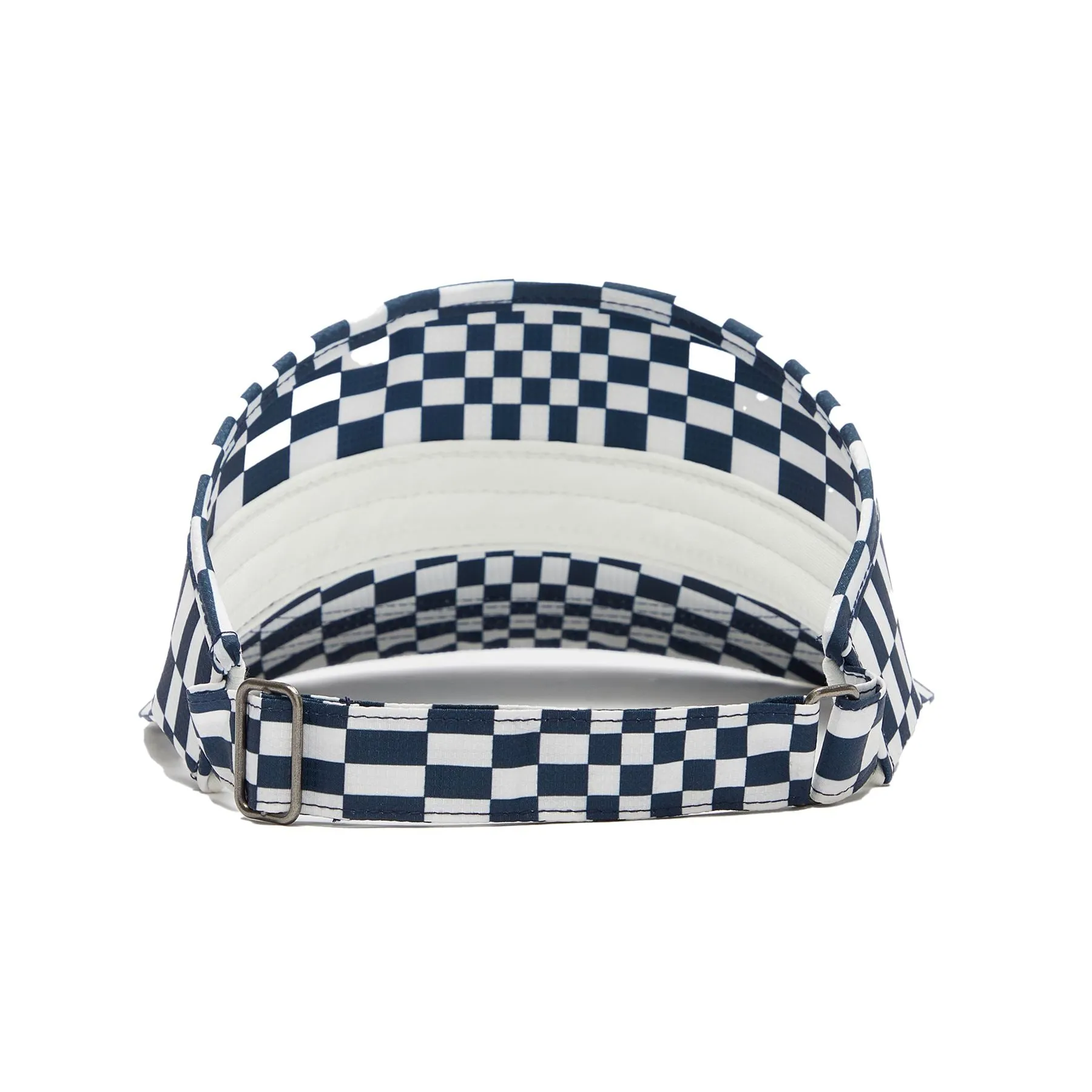 Womens Distorted Check Stretch Twill Visor Twilight - AW23