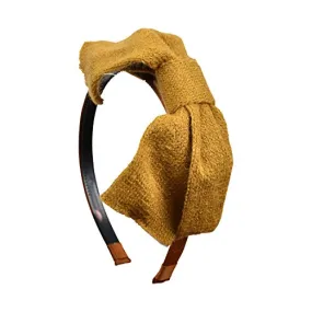 Wool Bow Headband