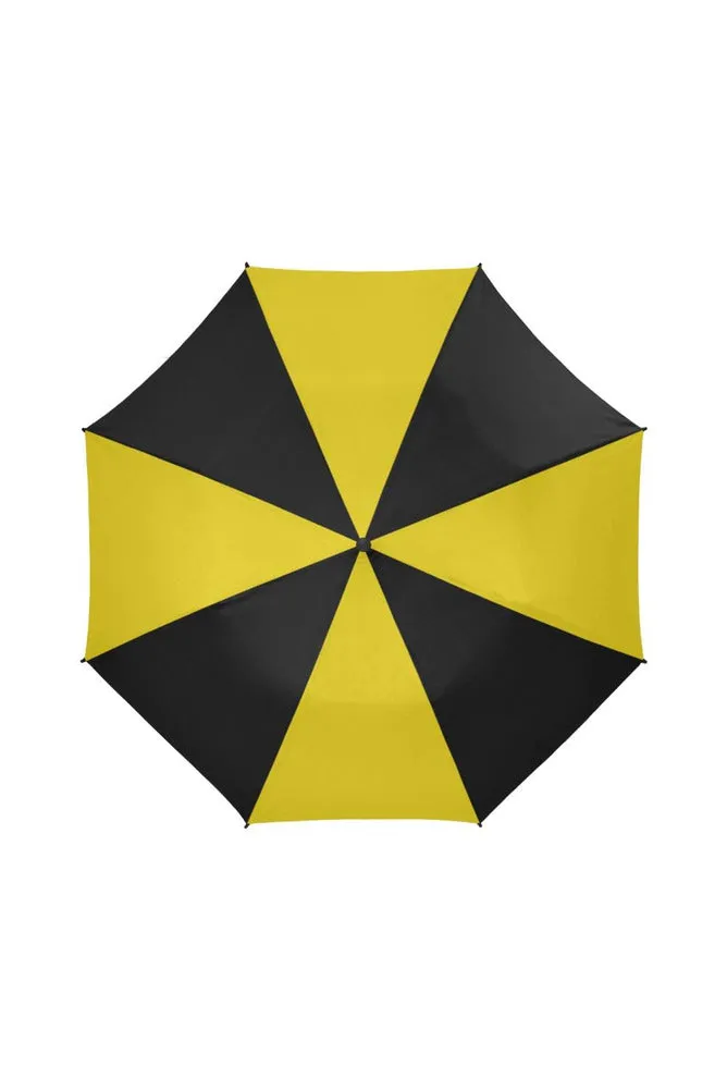 yel blk umb Semi-Automatic Foldable Umbrella (Model U05)