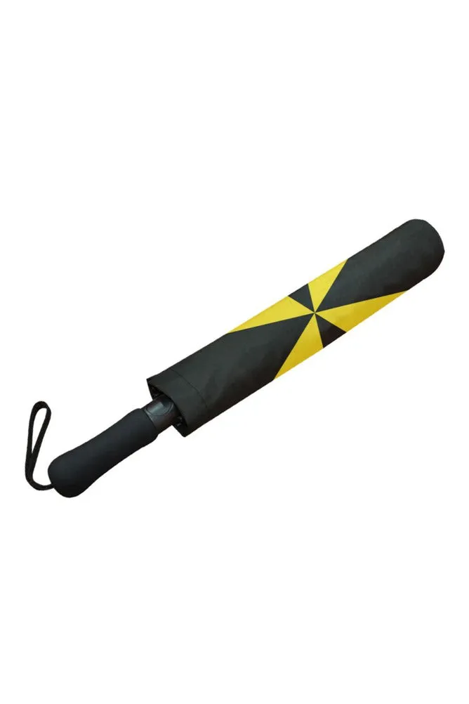 yel blk umb Semi-Automatic Foldable Umbrella (Model U05)